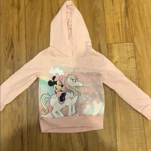 Girls Minnie Mouse Hoodie